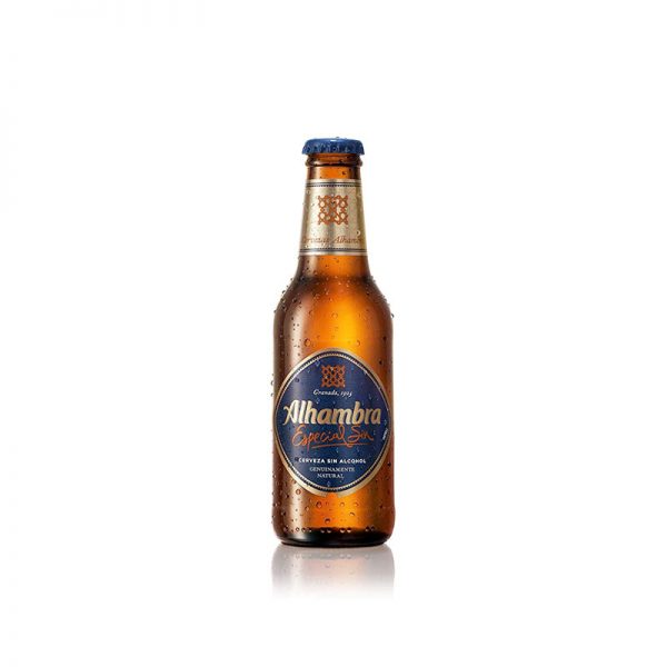 Cerveza sin alcohol Alhambra Especial